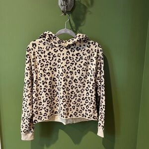Lucky Brand Animal Print Hoodie, NWOT